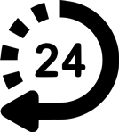 Мы работаем 24 часа и 7 дней в неделю